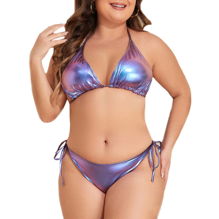 Damen Triangel-Bikini mit schimmerndem Design Echo Archiv