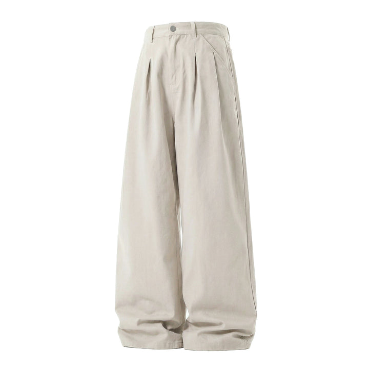 Damen Hochgeschnittene Bundfaltenhose mit extra weitem Bein Echo Archiv