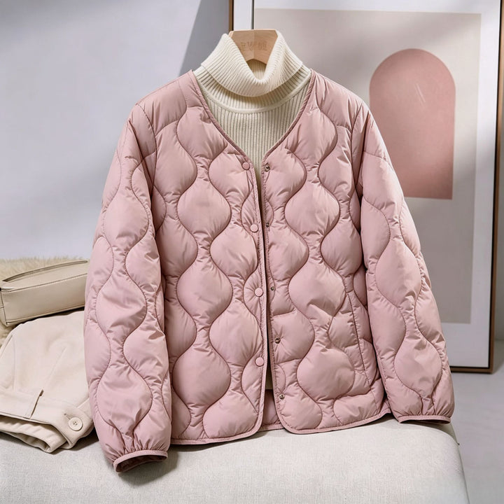 Damen Stilvolle, wattierte Freizeitjacke Echoarchiv
