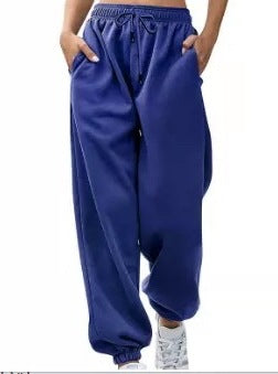 Damen nan relaxed Highwaist-Jogginghose mit elastischem Bund, Kordelzug und gerippten Saumbündchen Echo Archiv