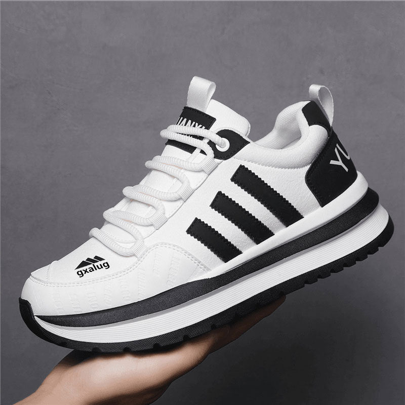 Damen Plateau-Sneaker mit dicker Profilsohle und gepolstertem Kragen Echoarhiv