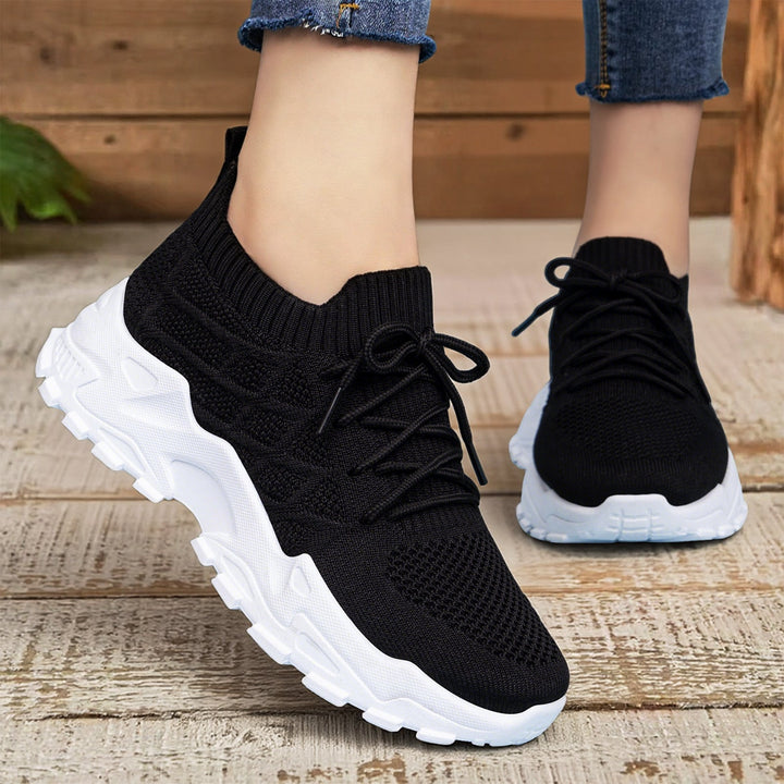 Damen Hochleistungs-Laufschuhe mit flexiblem Strick-Obermaterial Echo Archiv