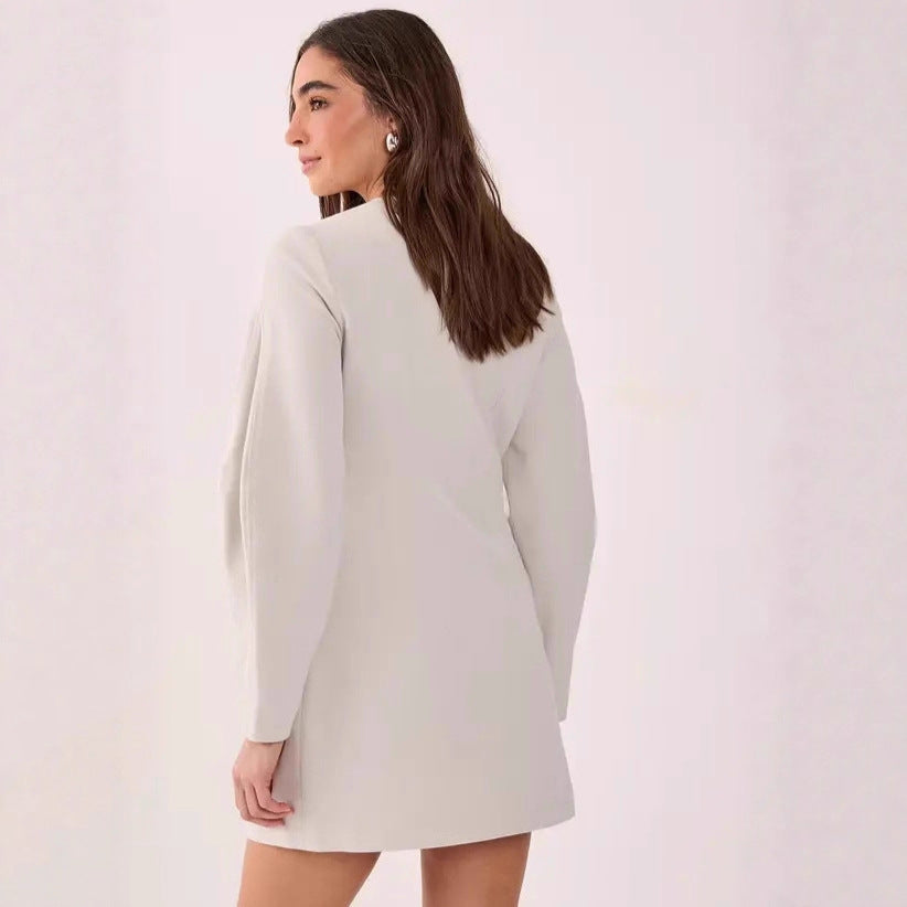 Damen Elegantes Blazer-Kleid mit Knopfdetails Echo Archiv