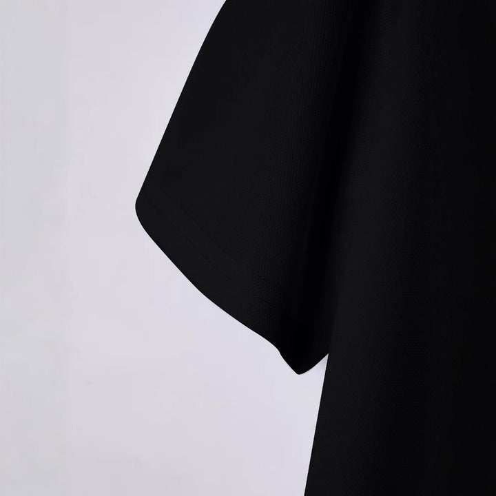 Herren Poloshirt mit auffälligem Skelett-Motiv und hochwertigem Baumwollmix Echoarchiv