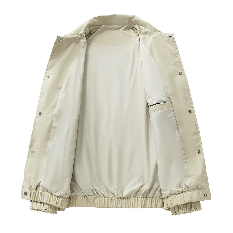 Herren urbaner Freizeitjacke mit hohem Kragen Echoarchiv