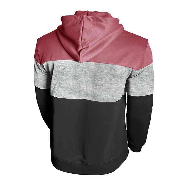 Herren Kapuzenpullover mit modischem Farbblockdesign Echoarchiv