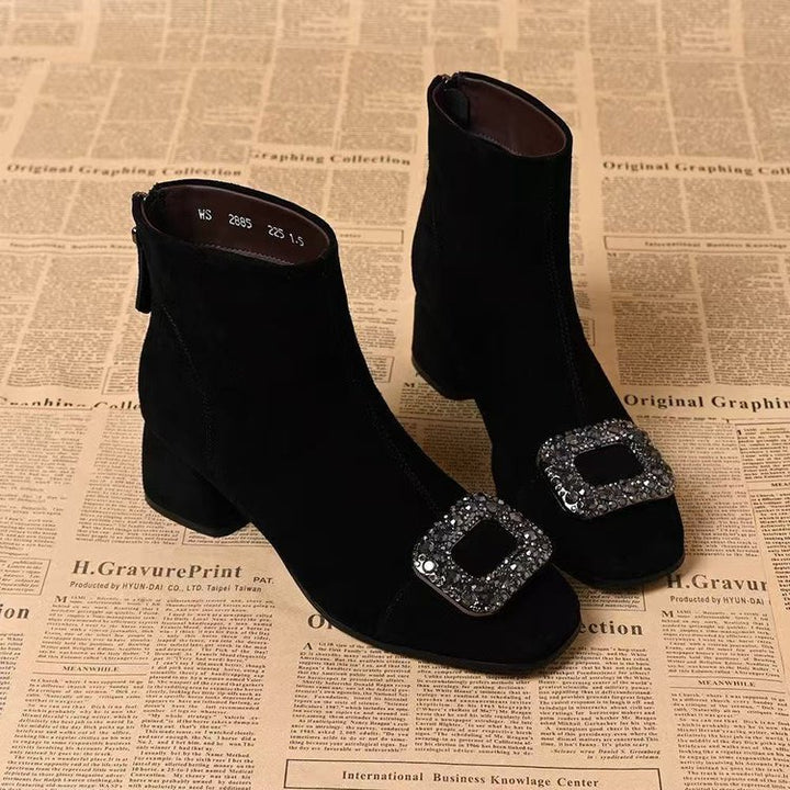 Damen Elegante Stiefeletten mit Schmuckdetails Echo Archiv