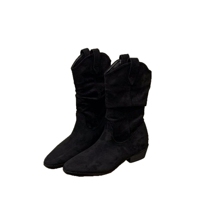 Damen Modische Wildlederstiefeletten Echo Archiv