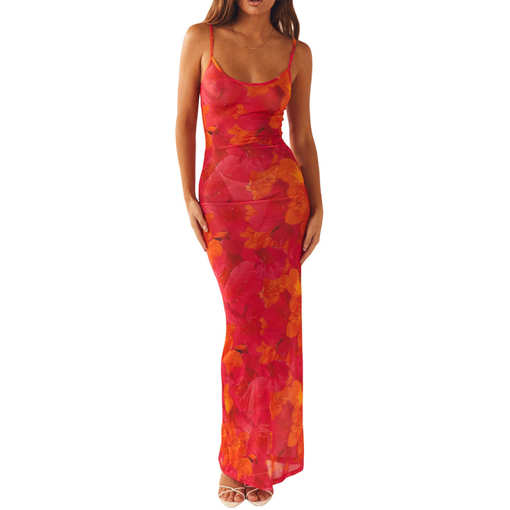 Damen Maxikleid mit floralem Muster Echo Archiv