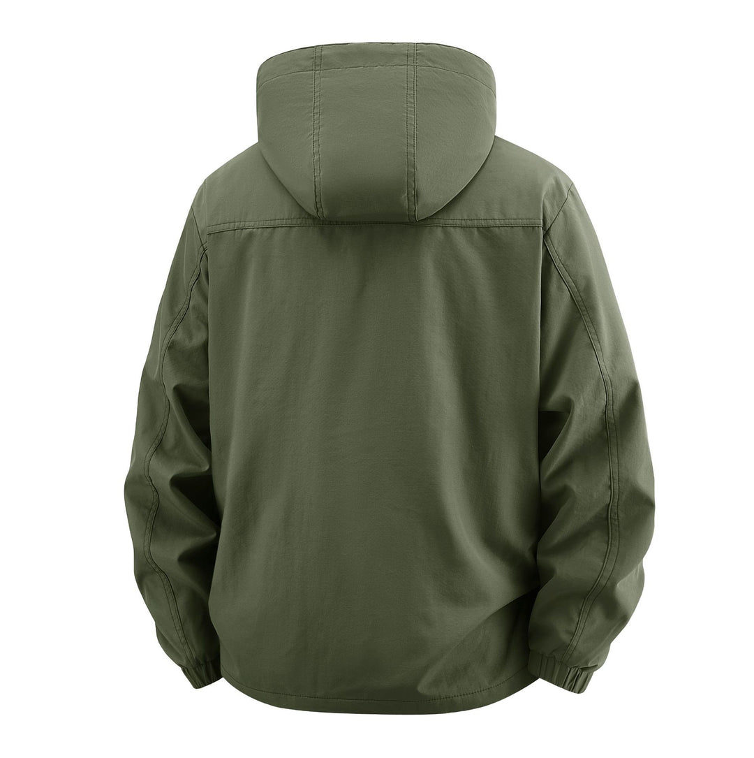 Herren Field‑Utility‑Outdoorjacke mit Kapuze, Multifach‑Taschen und Mesh‑Innenfutter Echo Archiv