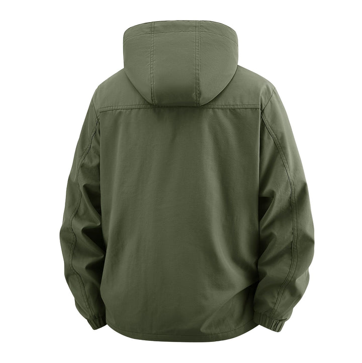 Herren Field‑Utility‑Outdoorjacke mit Kapuze, Multifach‑Taschen und Mesh‑Innenfutter Echo Archiv