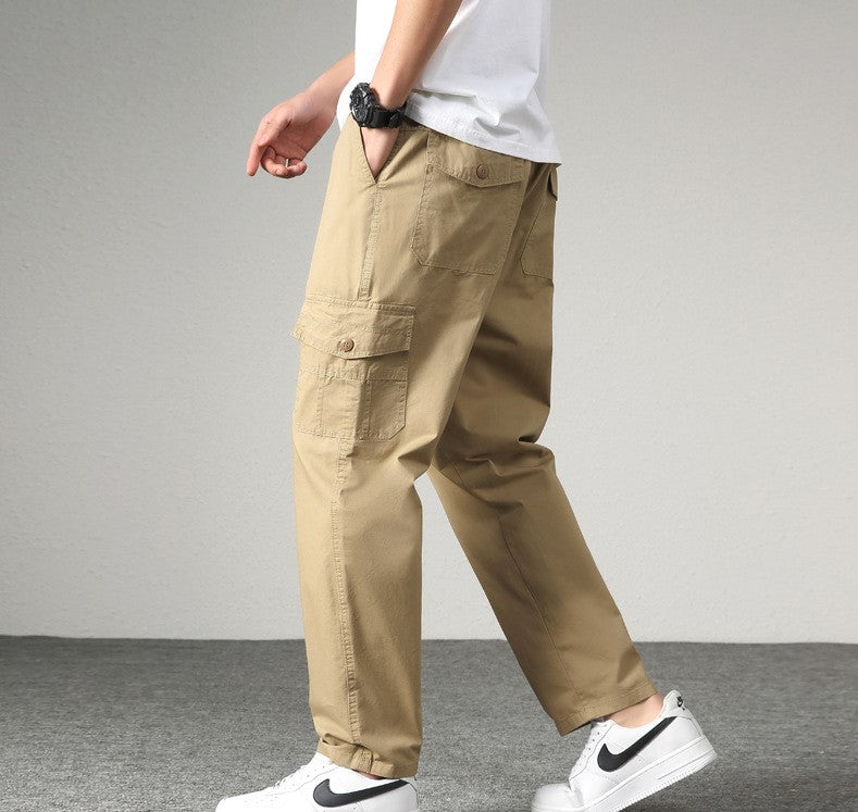 Herren Cargo-Hosen mit multifunktionalen Taschen und atmungsaktivem Stoff Echoarchiv