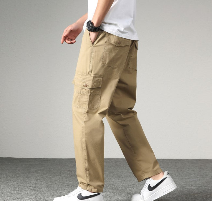 Herren Cargo-Hosen mit multifunktionalen Taschen und atmungsaktivem Stoff Echoarchiv