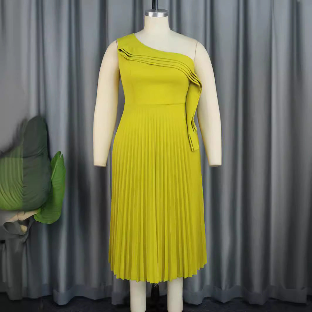 Damen Elegantes Wickelkleid mit asymmetrischem Rüschendesign Echo Archiv