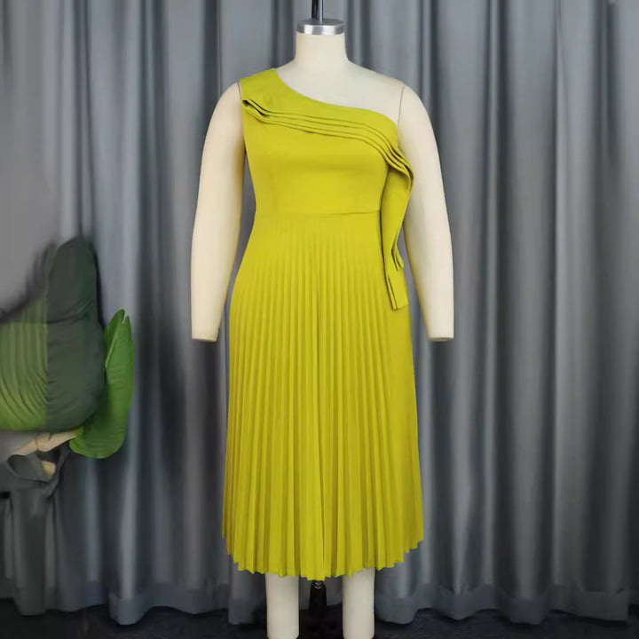 Damen Elegantes Wickelkleid mit asymmetrischem Rüschendesign Echo Archiv