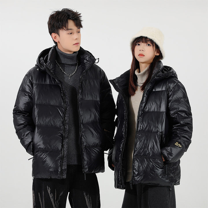 Unisex Wattierte Kapuzenjacke mit Thermo-Isolierung und verstellbarem Saum Echoarchiv