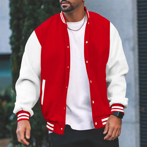 Herren Sportliche Collegejacke Echoarchiv