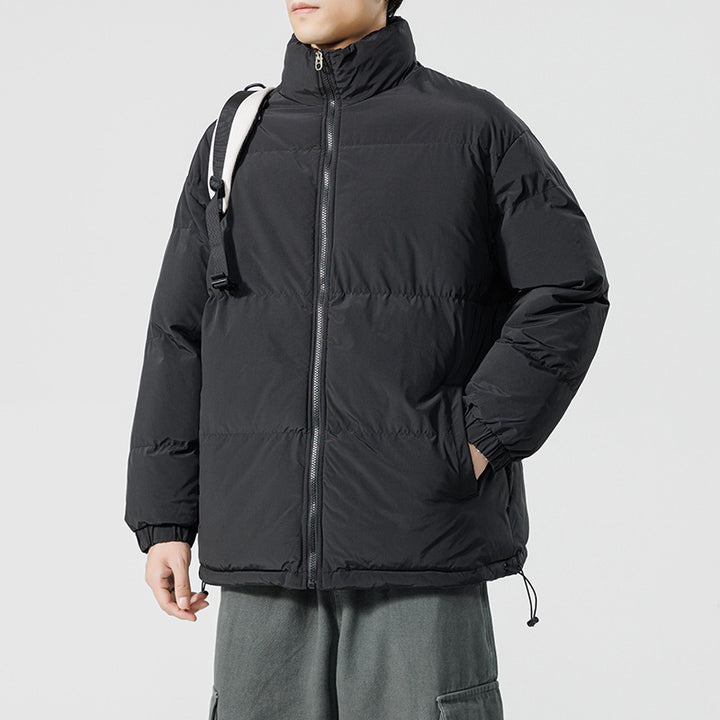Herren gesteppte Funktionsjacke mit hohem Kragen und isolierendem Innenfutter Echoarchiv