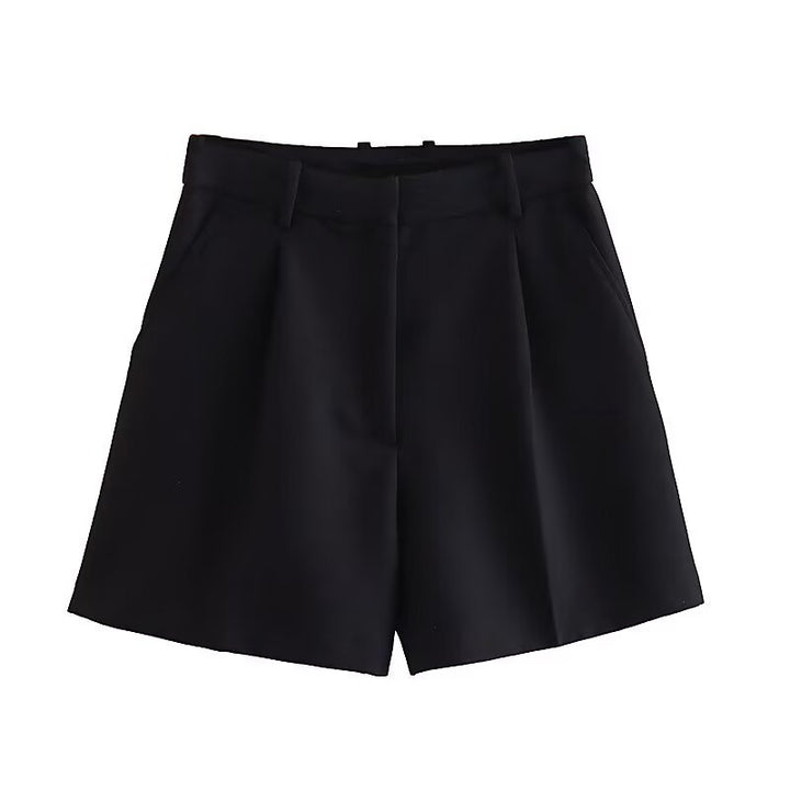 Damen elegante Shorts mit hoher Taille und praktischen Seitentaschen Echo Archiv