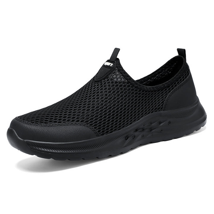 Herren nan leichter Mesh-Slipper-Sneaker mit nahtlosem Sockeneinstieg und reaktiver Wellen-EVA-Sohle Echo Archiv