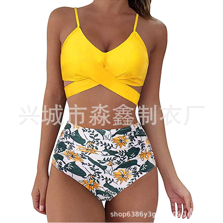 Damen Crop-Top Bikini-Set mit geflochtenem Design Echo Archiv