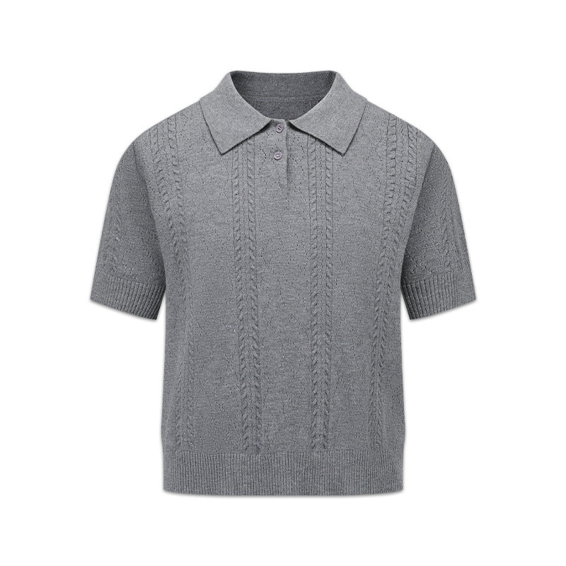 Herren Strick Polohemd aus hochwertiger Cotton Echo Archive