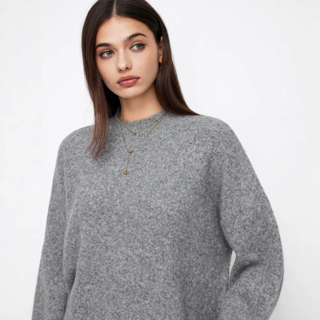 Damen Bequemer Oversized Pullover Echo Archiv