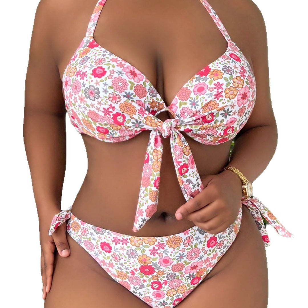 Damen Bikini mit floralem Bindeband Echo Archiv