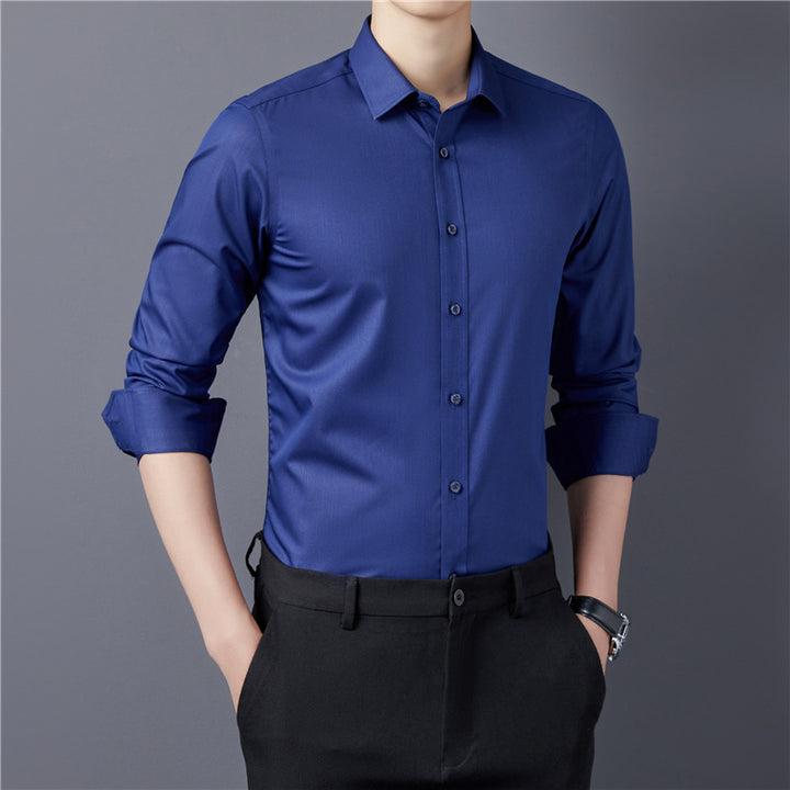 Herren Elegantes Langarmhemd Echoarchiv