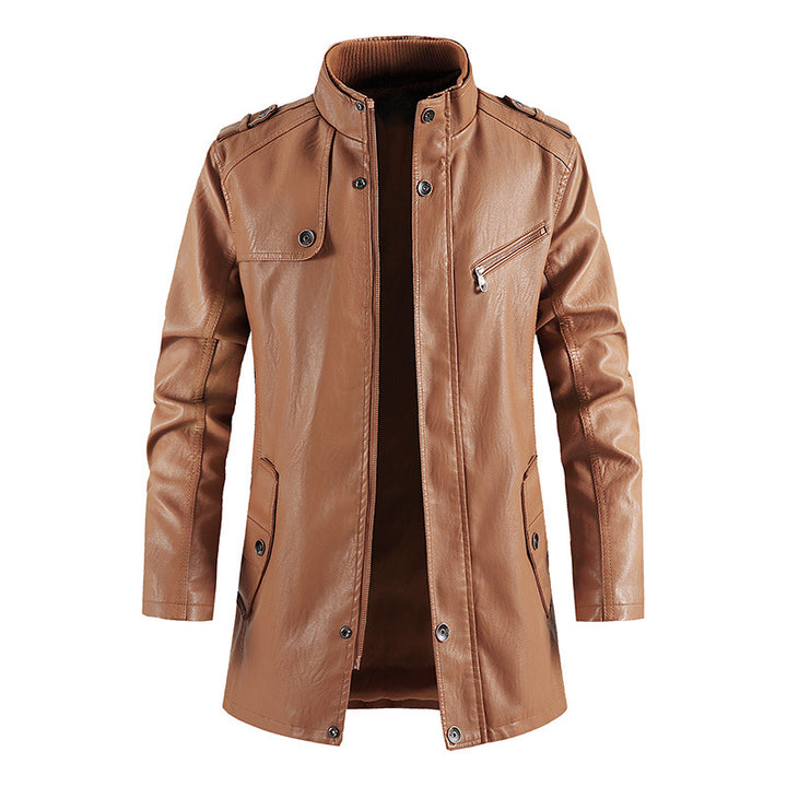 Herren modische Lederjacke Echoarchiv