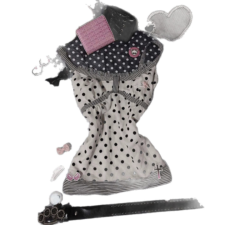 Damen Charmantes Polka-Dots Top Echo Archiv