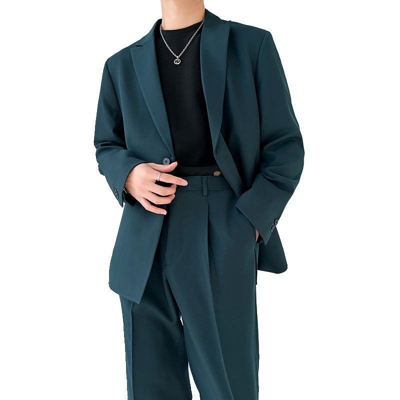 Herren eleganter Anzugblazer mit Echoarchivrnem Schnitt und feinem Innenfutter Echoarchiv