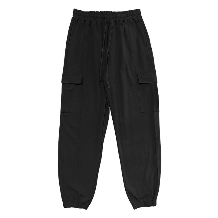 Herren Cargo-Hose mit elastischem Bund und multifunktionalen Taschen Echoarchiv