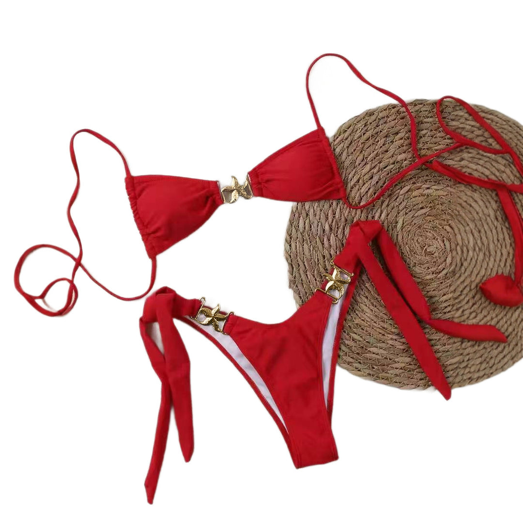 Damen Bikini-Set mit eleganten Schnallen Echo Archiv