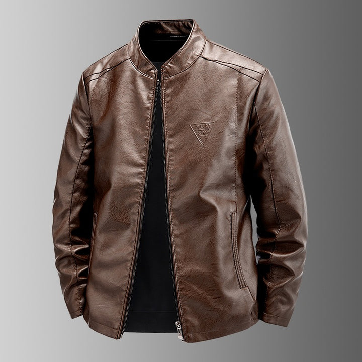 Herren Hochwertige Kunstlederjacke Echo Archiv