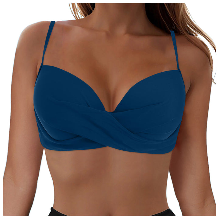 Damen Elegantes Bikinioberteil mit Wickeldesign Echo Archiv