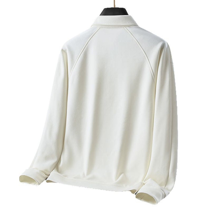 Herren Polo‑Sweatshirt mit halbem Reißverschluss und wärmendem Fleece-Innenfutter Echo Archiv