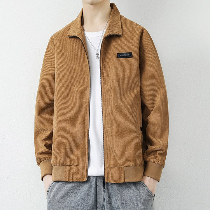 Herren Lässige Cordjacke Echo Archiv