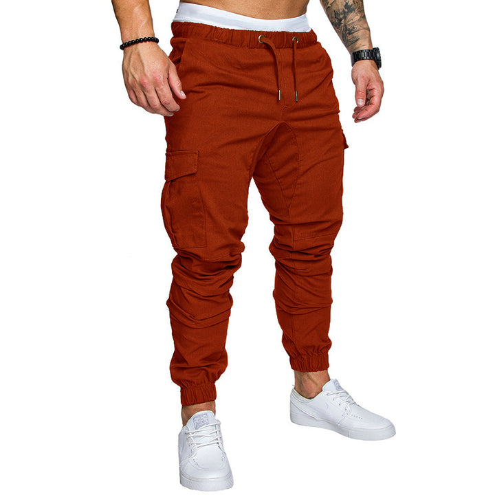 Herren nan Slim-Fit Cargo-Joggerhose mit elastischem Tunnelzug, verstärkten Nähten und Mehrfachtaschen Echo Archiv