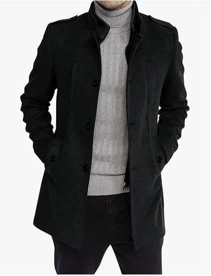 Herren stilvolle Übergangsjacke mit modernem Schnitt und praktischen Taschen Echoarchiv