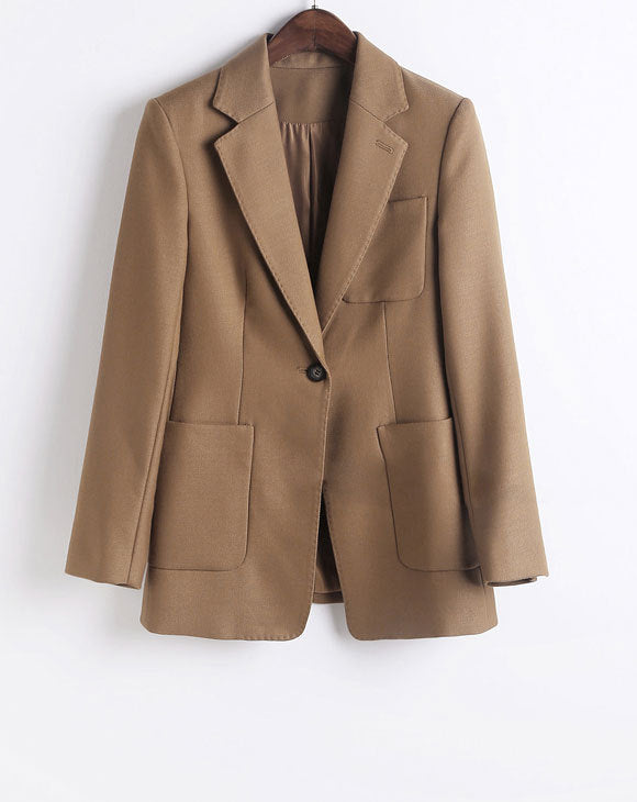 Damen Modischer Blazer mit großen Taschen Echoarchiv