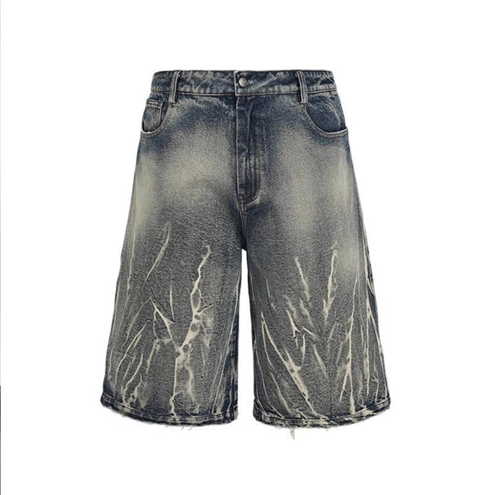Herren modische Baggy-Shorts im Used-Look Echoarchiv