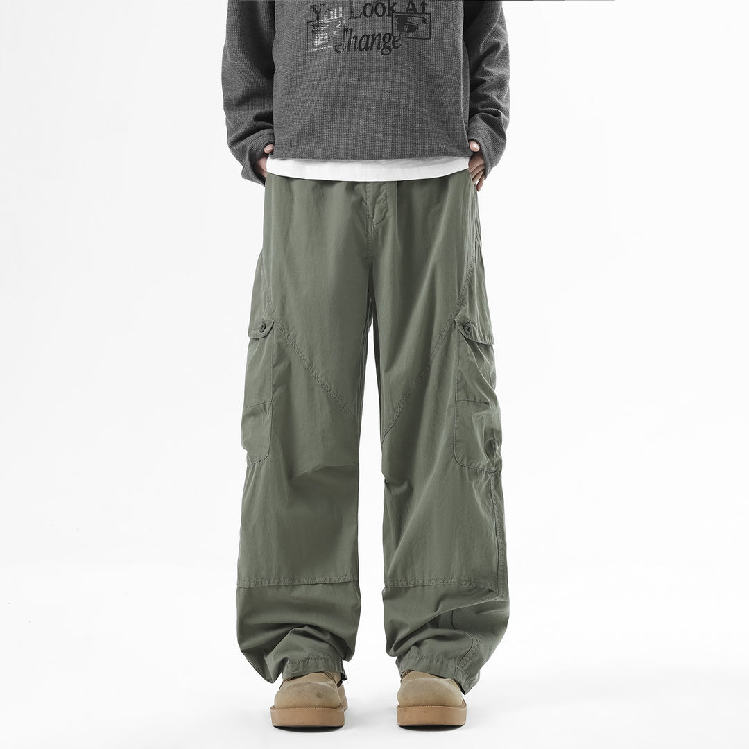 Herren weite technische Cargohose mit Mehrfachtaschen Echo Archiv
