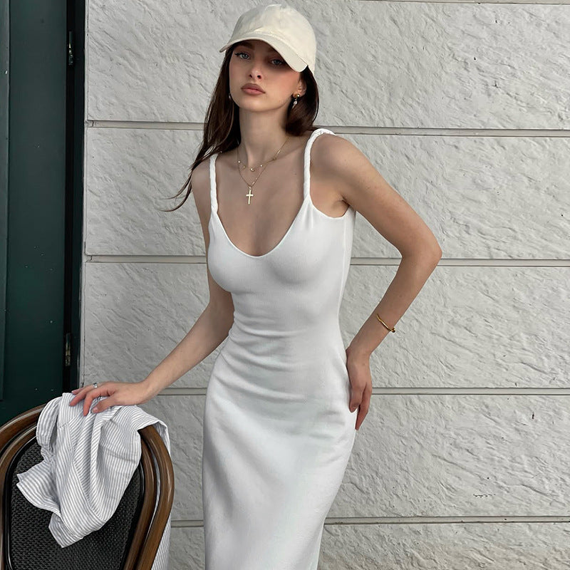 Damen Elegantes Maxikleid mit raffiniertem Schnitt Echo Archiv