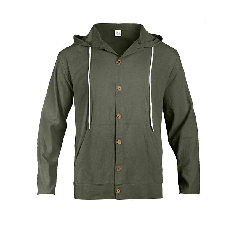 Herren Leichte Kapuzenjacke mit praktischen Taschen Echo Archiv