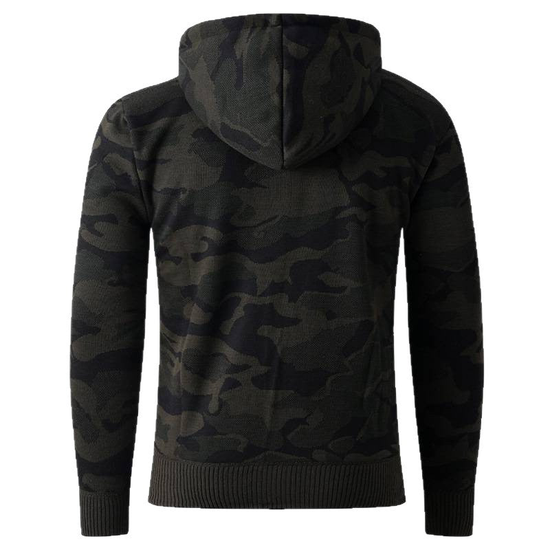 Herren modische Kapuzenjacke mit stylischem Camouflage-Design Echoarchiv
