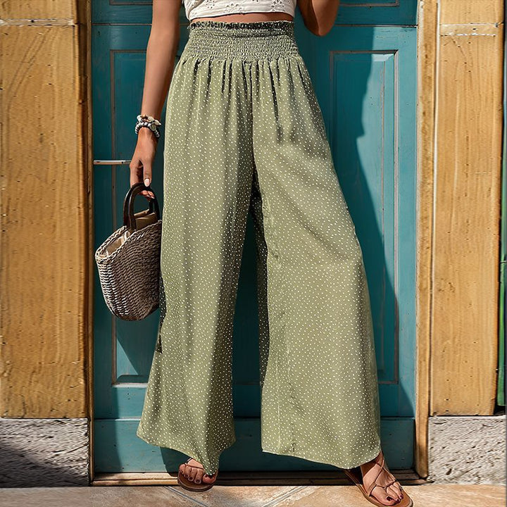 Damen Weite Sommerhose mit Gummizug Echo Archiv