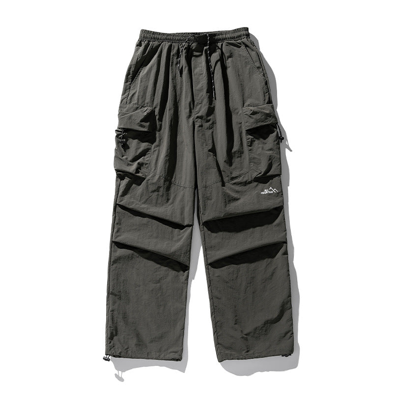 Unisex Technische Outdoor-Cargohose mit elastischem Bund, verstellbaren Beinabschlüssen und Mehrfachtaschen Echo Archiv