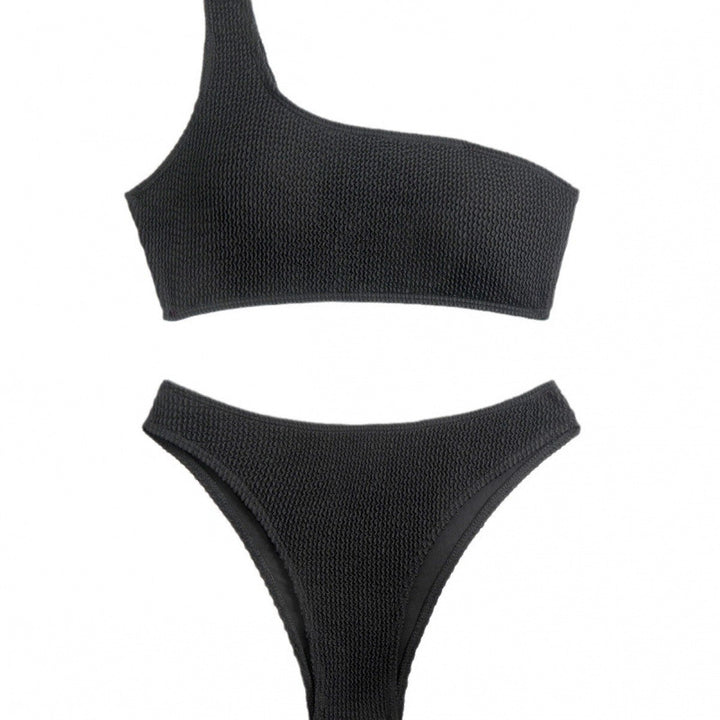 Damen Einseitiger Bikini mit strukturierter Oberfläche Echo Archiv