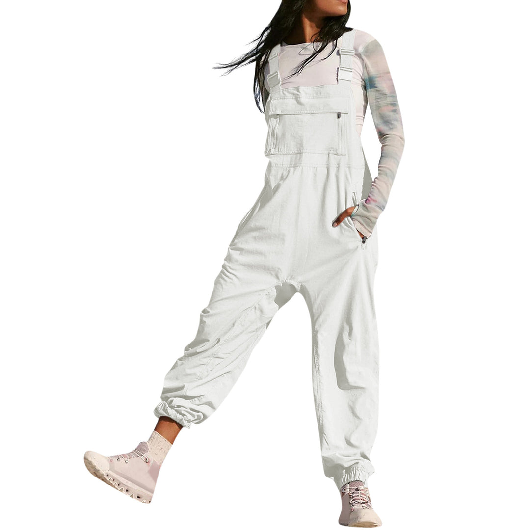 Damen Lässiger Jumpsuit mit praktischen Taschen und elastischem Saum Echo Archiv